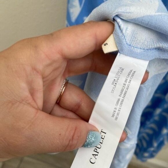 Anthropologie Capulet NWT Anabella Midi Dress In Ginkgo Size Small - Picture 7 of 15